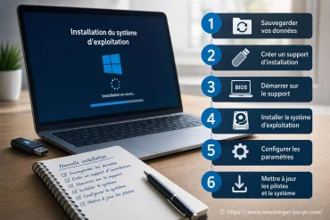 Installer un nouveau système d’exploitation : guide pas à pas pour réussir