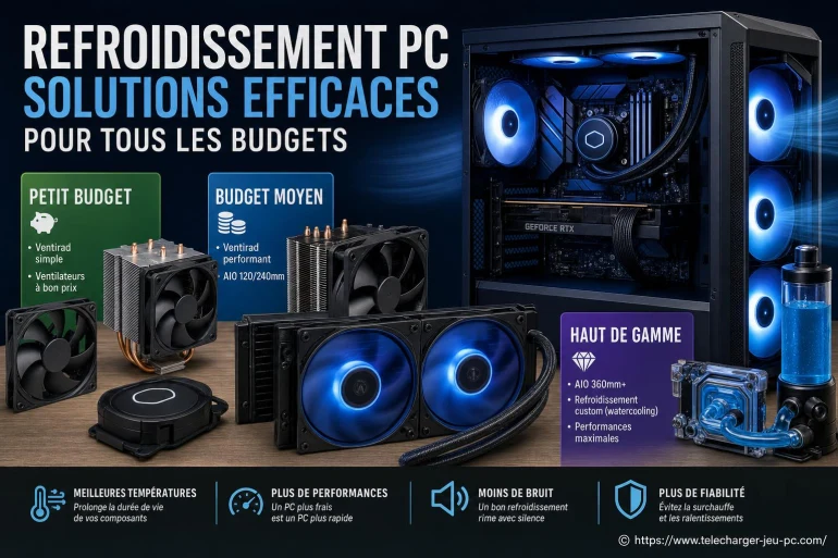 Refroidissement PC : quelles solutions efficaces pour tous les budgets