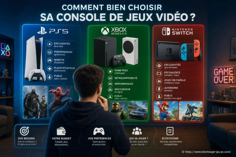 Comment bien choisir sa console de jeux vidéo pour profiter pleinement de vos parties