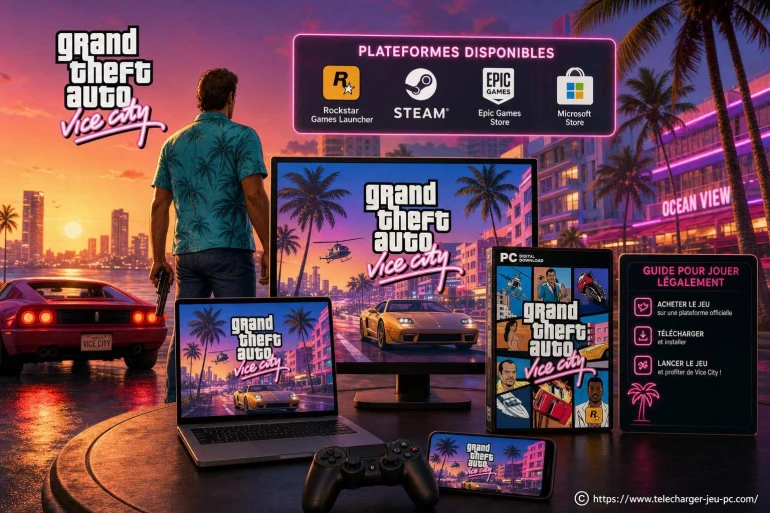 installer GTA Vice City légalement