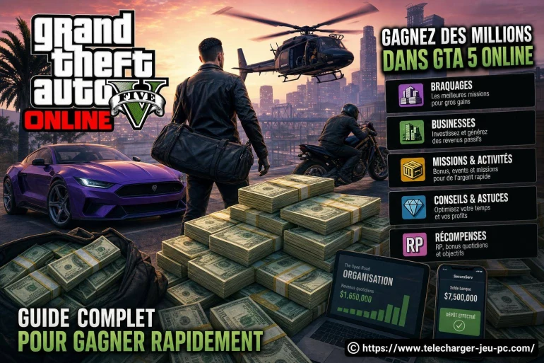 gagner de l’argent sur GTA Online