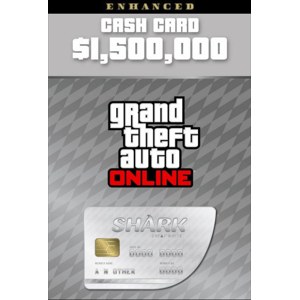 GTA Online (Grand Theft Auto V Enhanced Edition): Great White Shark Cash Card PC - Rockstar Games Launcher